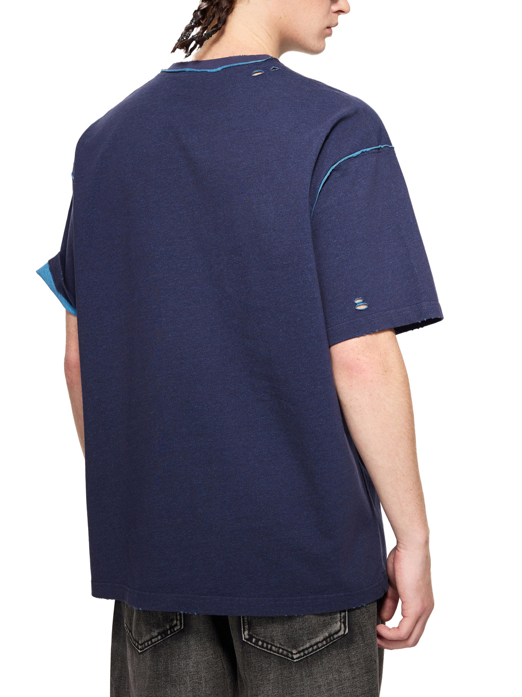 Reversible Hand-Frayed T-Shirt – Vintage Streetwear | Tapstitch-6